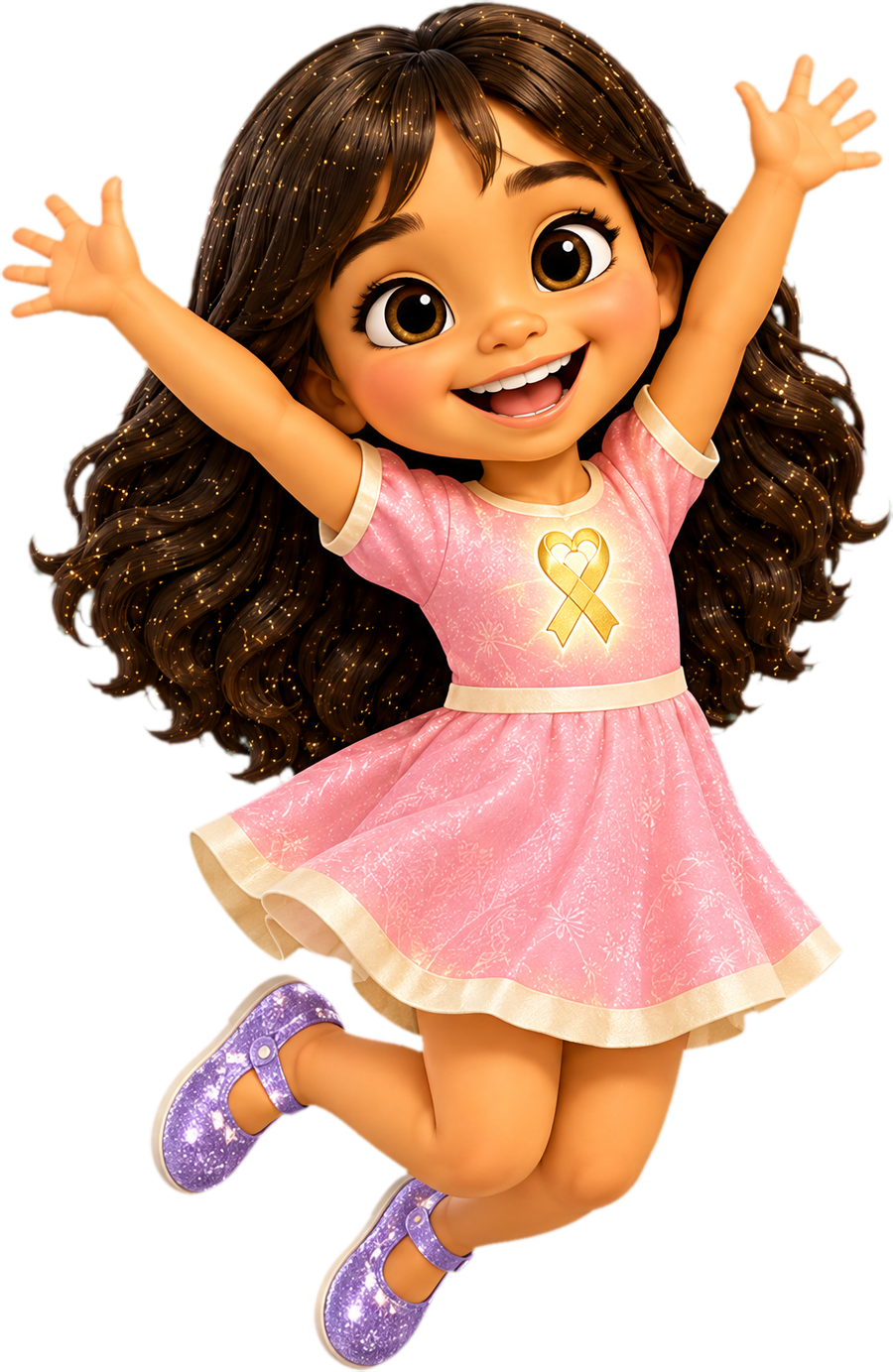 Bere jumping for joy